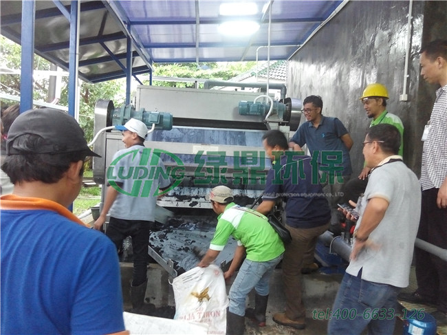 帶式壓濾機(jī)出口印度尼西亞處理工廠化工污泥