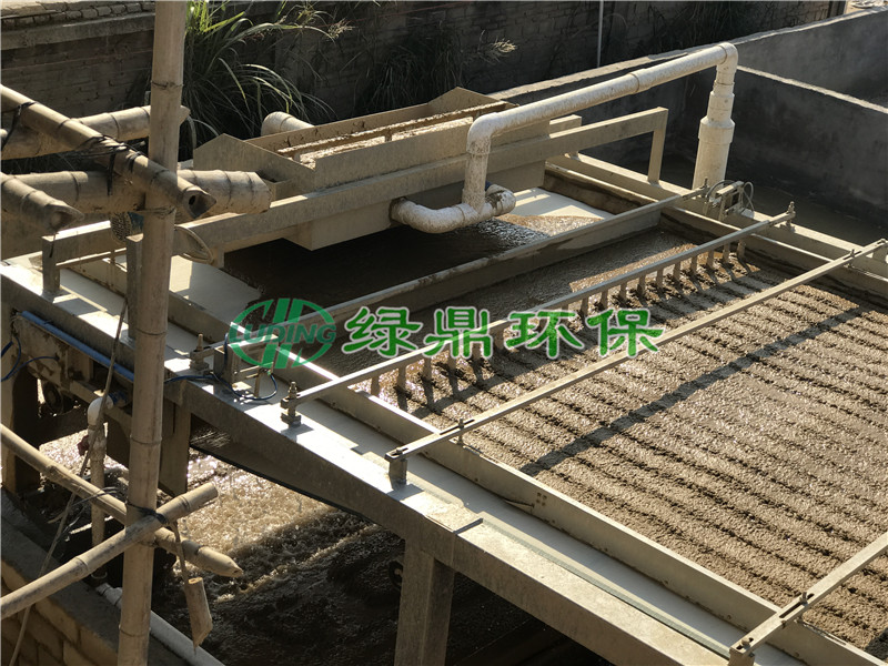 帶式壓濾機(jī)用于玉山工廠污水處理